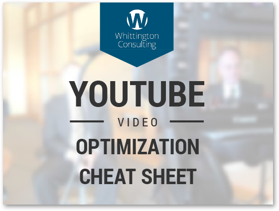 Cover: YouTube Optimization Cheat Sheet
