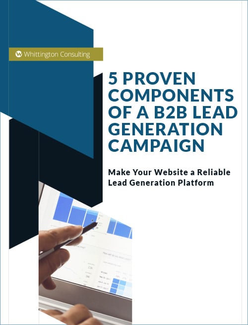Ebook Cover: 5 Proven Components of a B2B Lead Generation Campaign